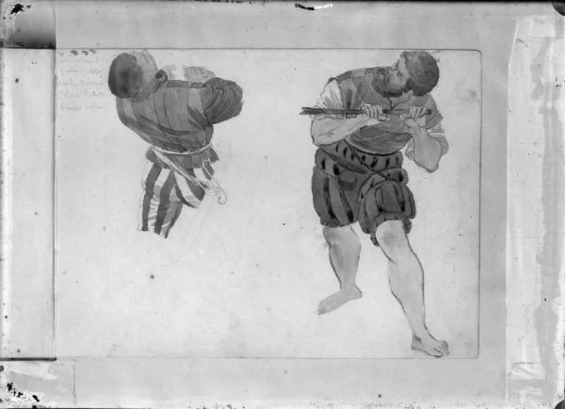 Studio di figure in costume rinascimentale